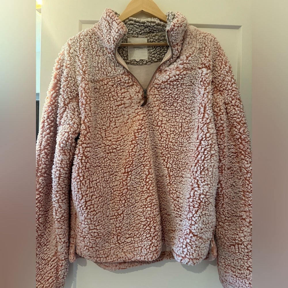 Thread and Supply- Large- Fleece quarter-zip
